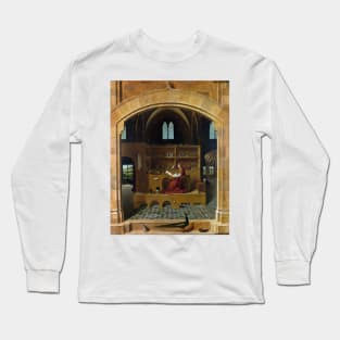 St Jerome in His Study by Antonello da Messina Long Sleeve T-Shirt